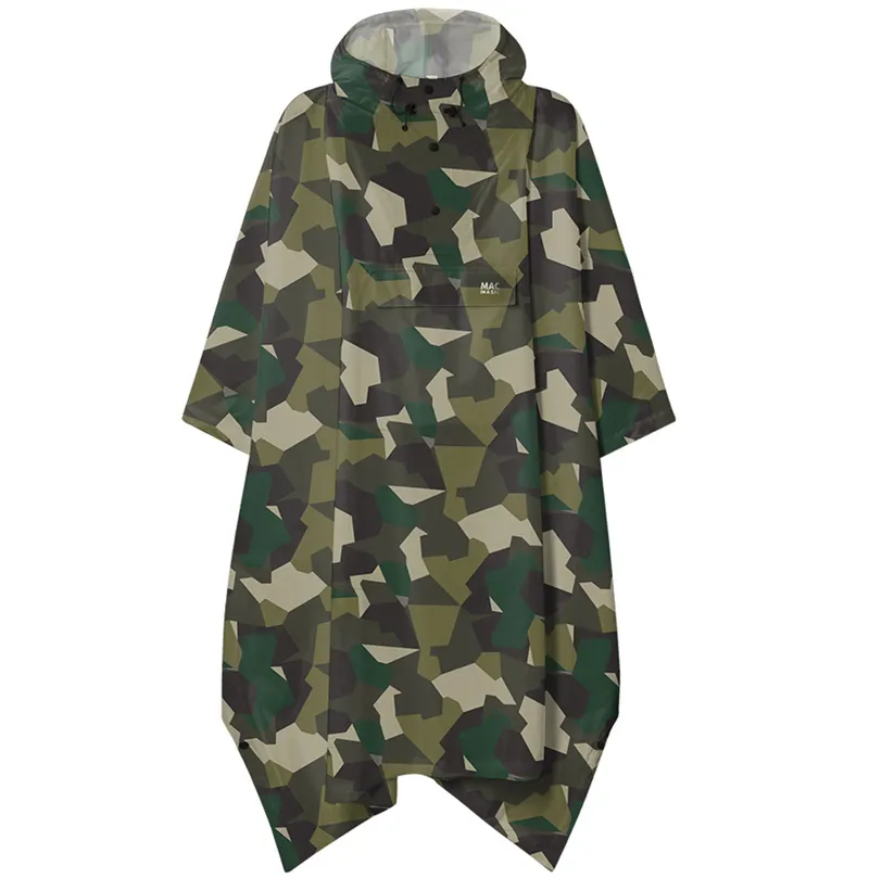 Mac In A Sac Origin 2 Poncho One Size Green Camo